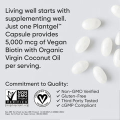 Biotin with Organic Coconut Oil