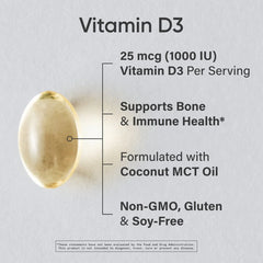 Vitamin D3 with Coconut MCT Oil