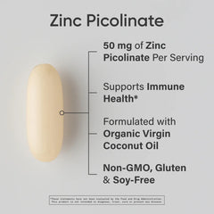 Zinc Picolinate with Coconut Oil