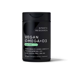 Vegan Omega-3 1400mg + Vitamin D3 5000iu (60 veggie softgels)