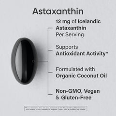Astaxanthin 12mg (60 veggie softgels)