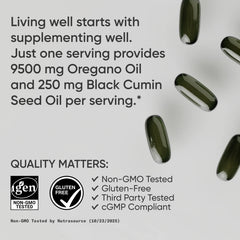 Oil of Oregano with Black Cumin Seed Oil
